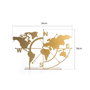 Aberto Design World Map - Gold
